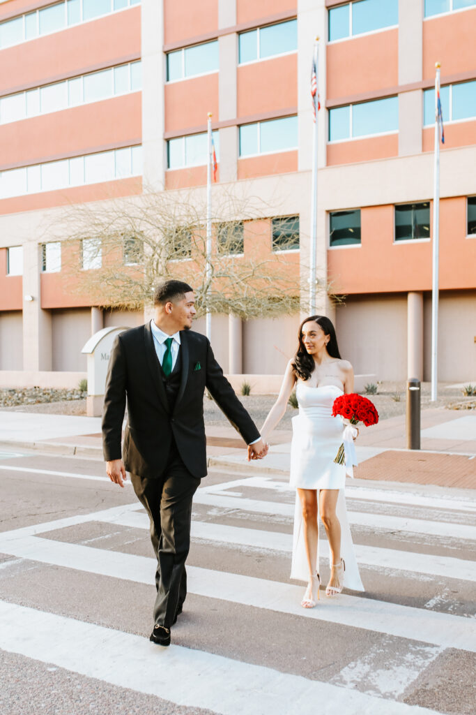 Arizona elopement photographer courthouse ceremony