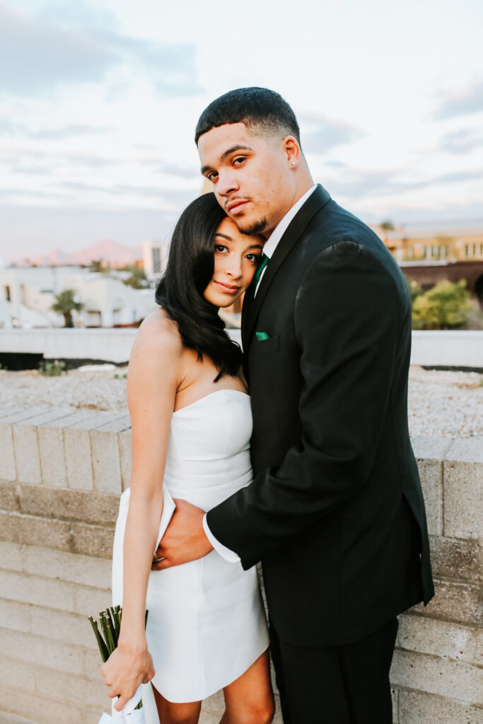 Arizona elopement photographer capturing intimate moments