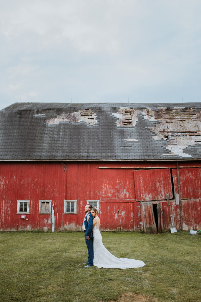 Detroit bridal session urban exploration Michigan