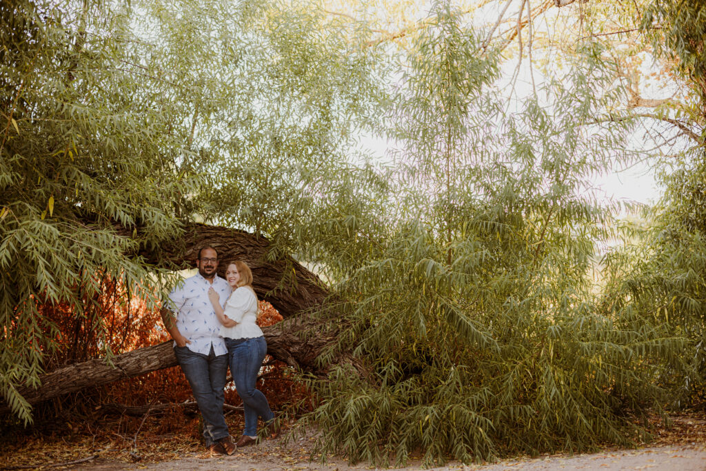 Tucson engagement photos session at Sweetwater Wetlands