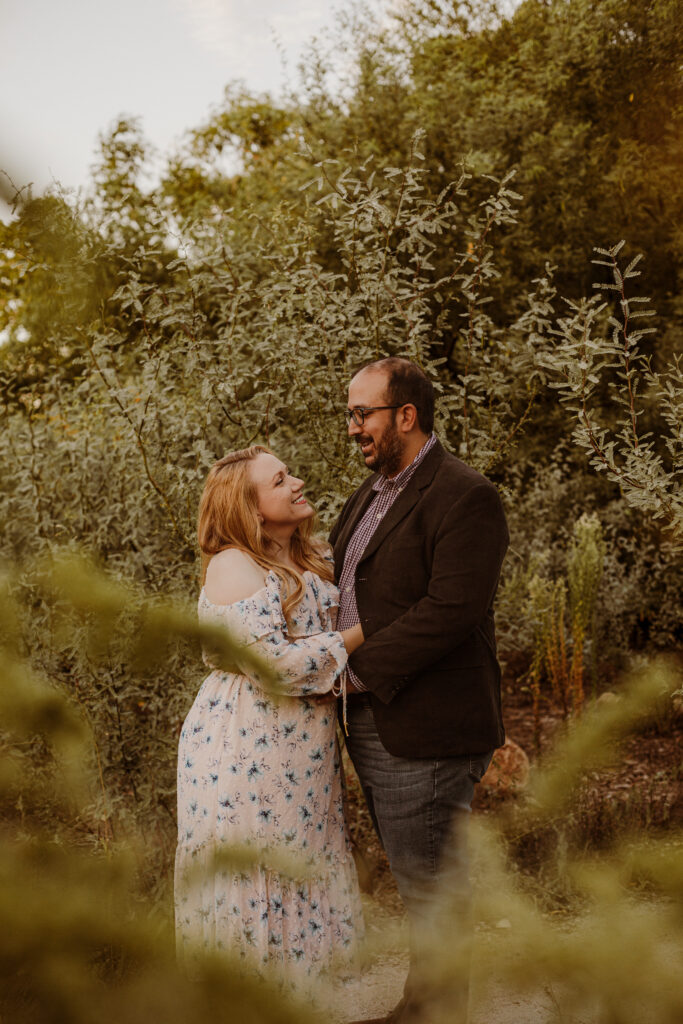 Intimate Tucson engagement photos at Sweetwater Wetlands