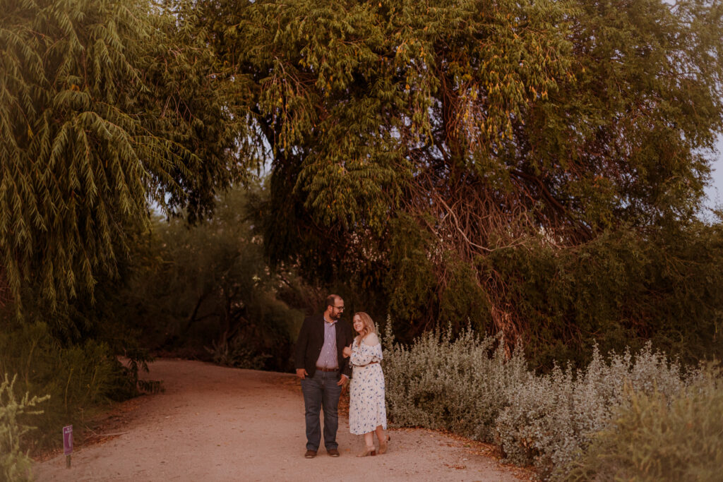 Tucson engagement photos couple portrait Sweetwater Wetlands