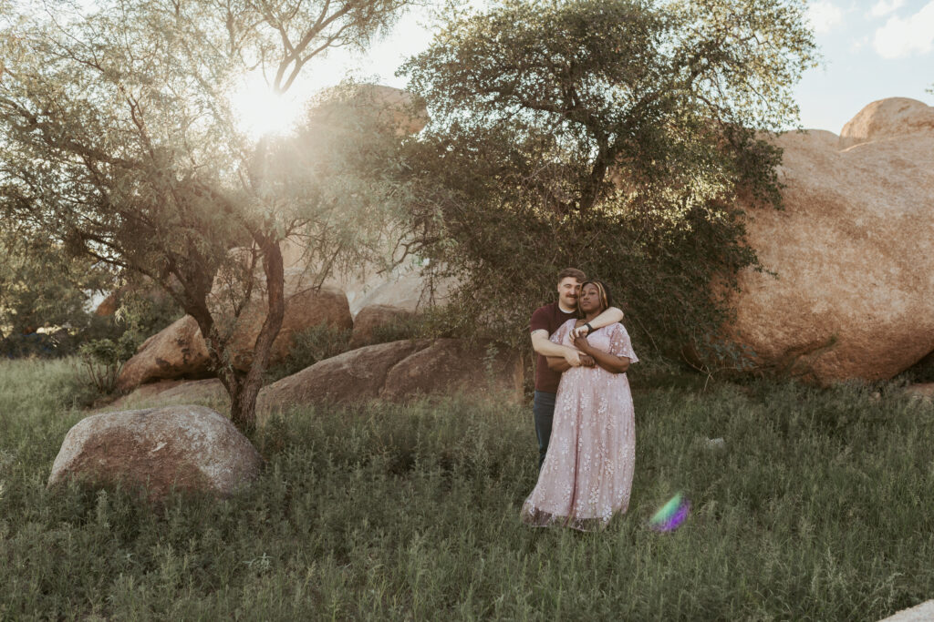 Dragoon photographer engagement session Southern Arizona desert location